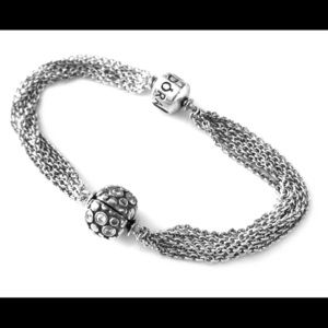 Pandora Sterling Silver Bracelet with Charm